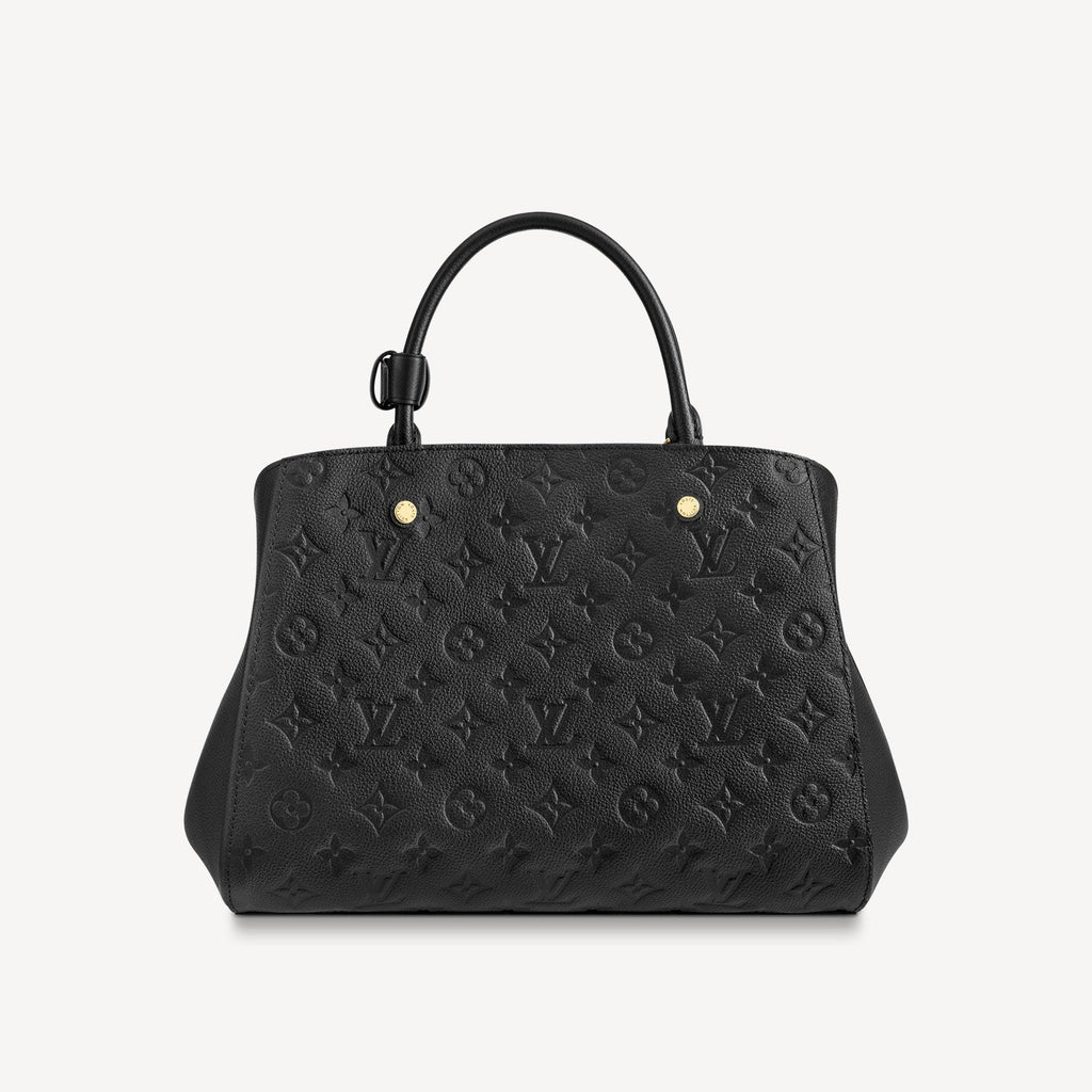 Louis Vuitton Montaigne MM Black Handbag
