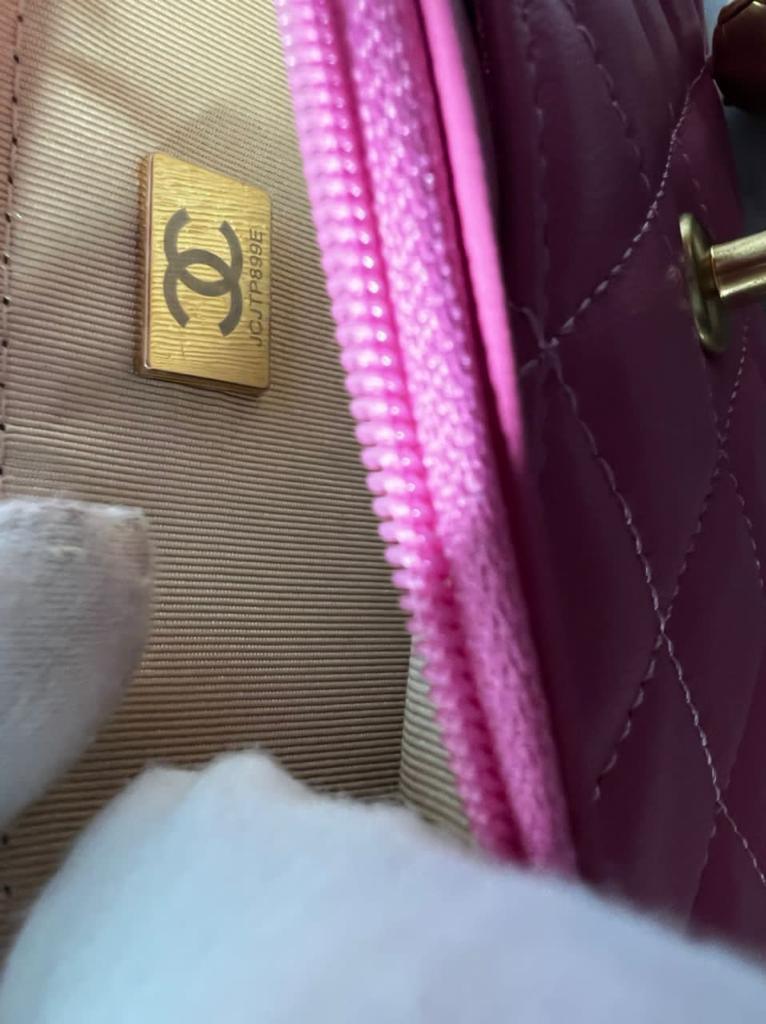 Chanel Wallet On Chain Pink
