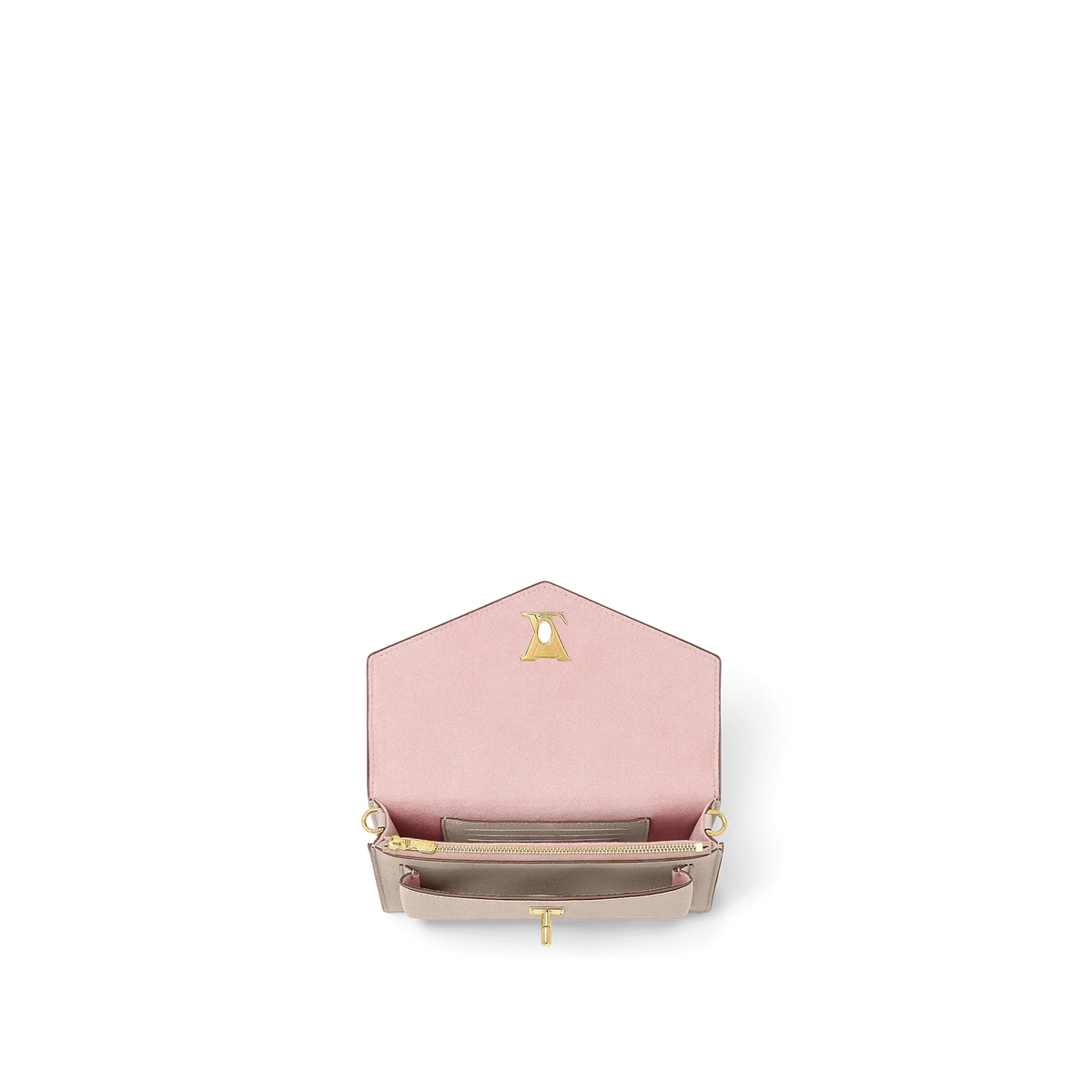 LV MyLockme Chain Pochette - Greige Beige