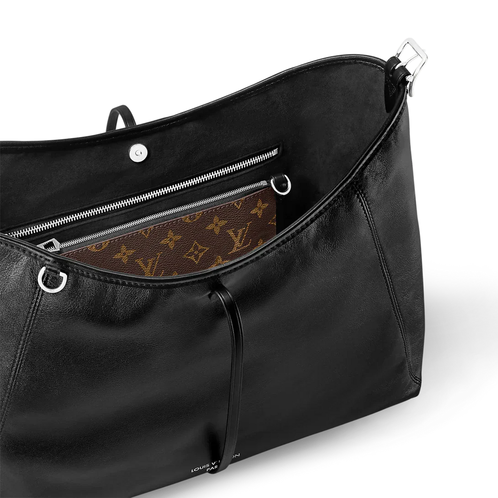Louis Vuitton Carryall Vibe MM Black Handbag