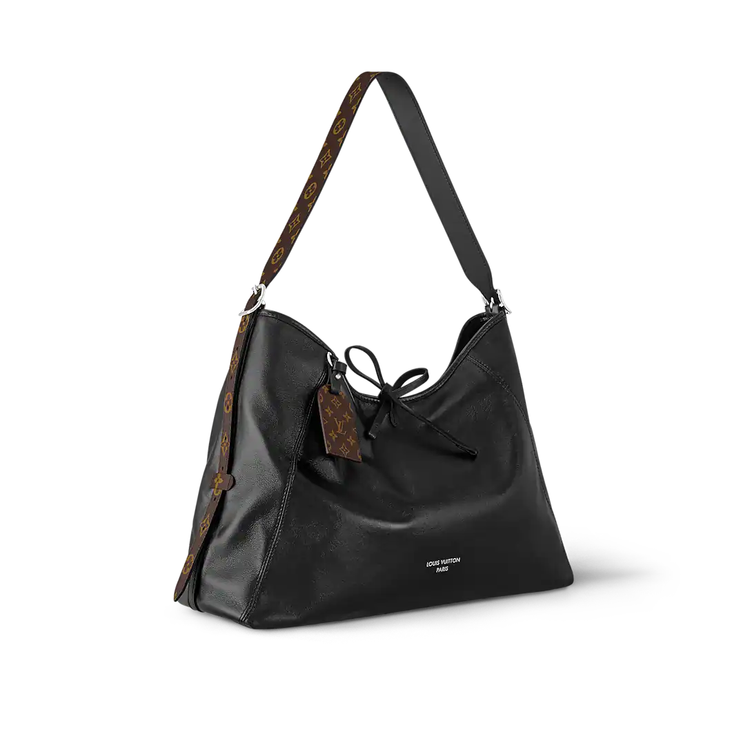 Louis Vuitton Carryall Vibe MM Black Handbag