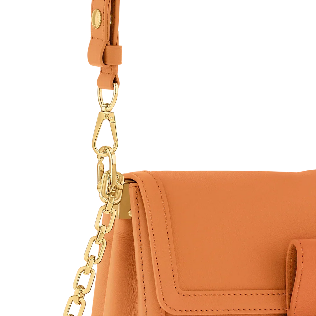 Louis Vuitton Dauphine Soft MM Apricot Handbag