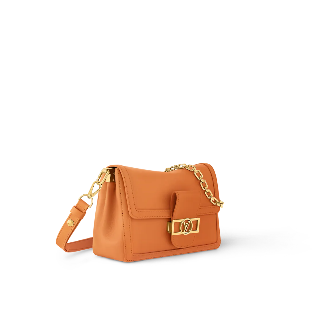 Louis Vuitton Dauphine Soft MM Apricot Handbag