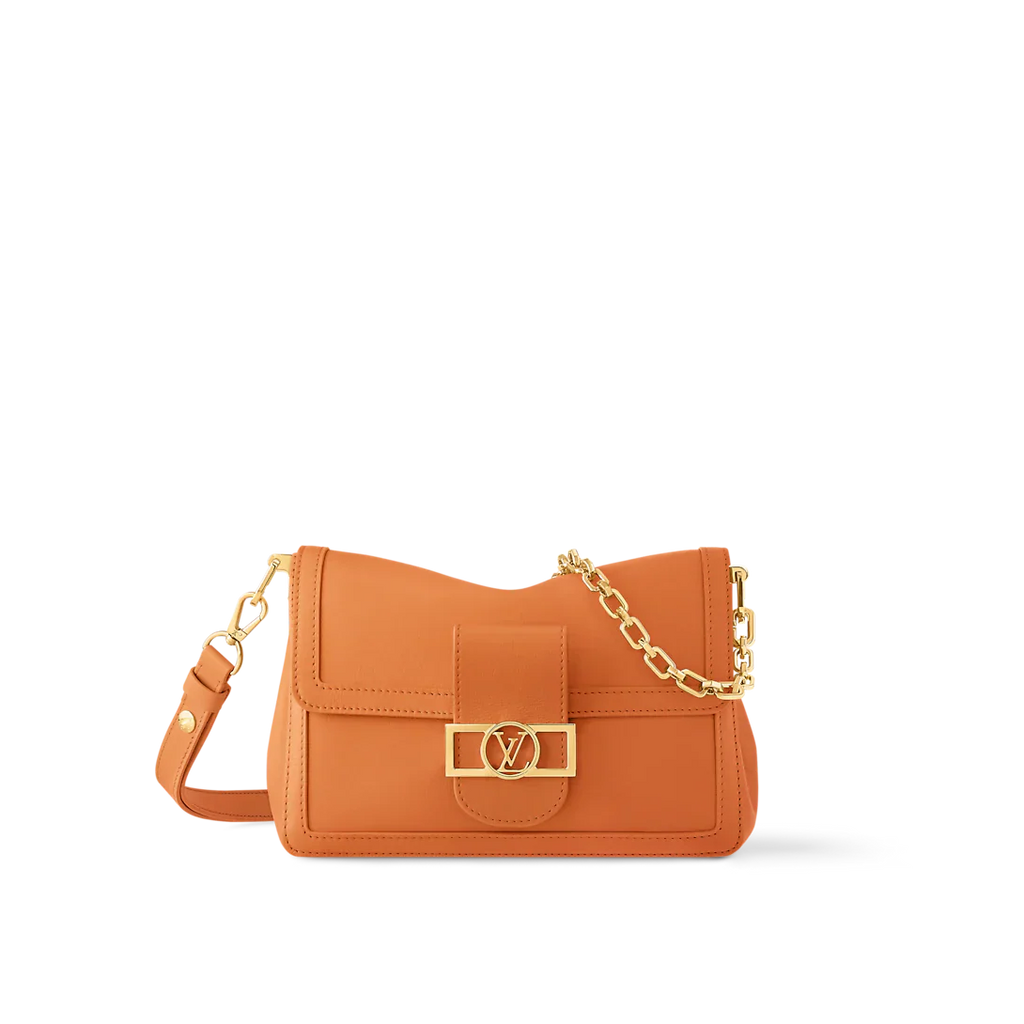 Louis Vuitton Dauphine Soft MM Apricot Handbag