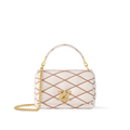 Louis Vuitton Go-14 MM Handbag - Crème Beige / Chestnut Brown