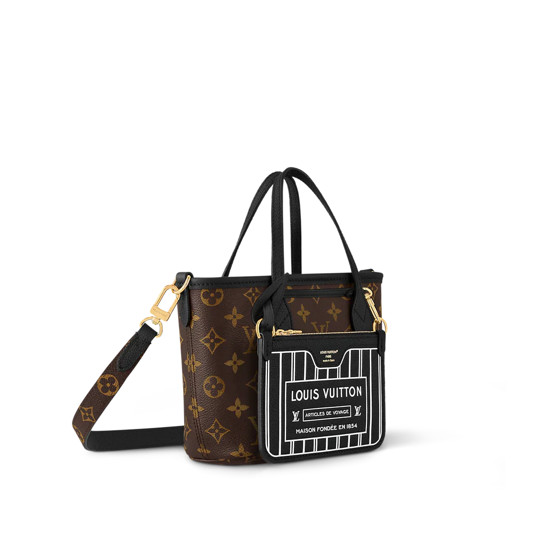 Louis Vuitton Neverfull Bandoulière Inside Out BB Handbag