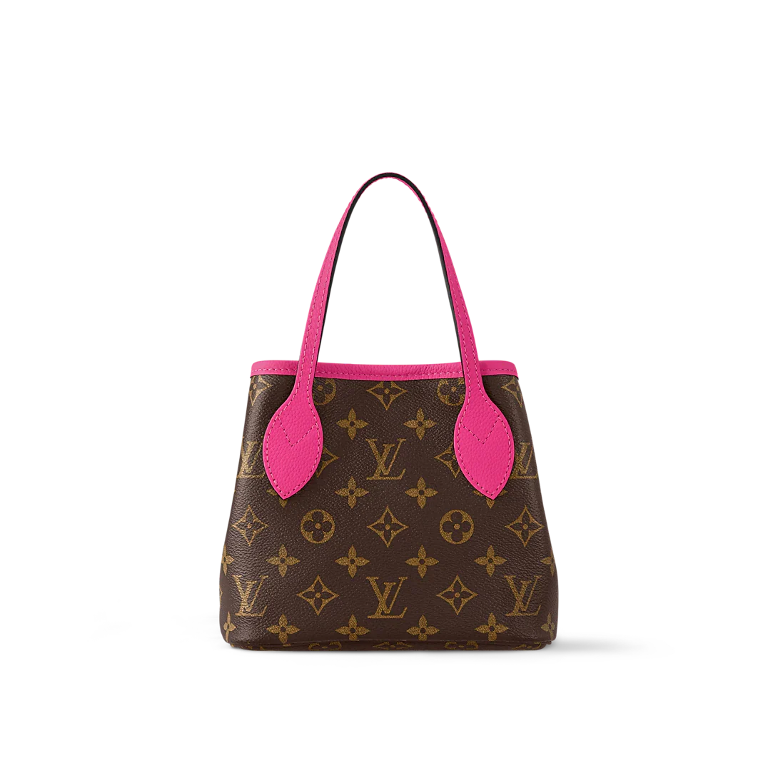 Louis Vuitton Neverfull Bandoulière Inside Out BB Tote Bag - Rose Pondichery / Monogram