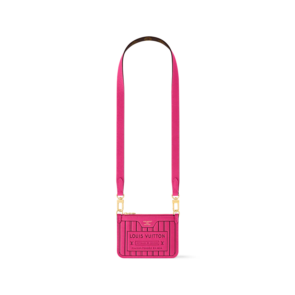 Louis Vuitton Neverfull Bandoulière Inside Out BB Tote Bag - Rose Pondichery / Monogram