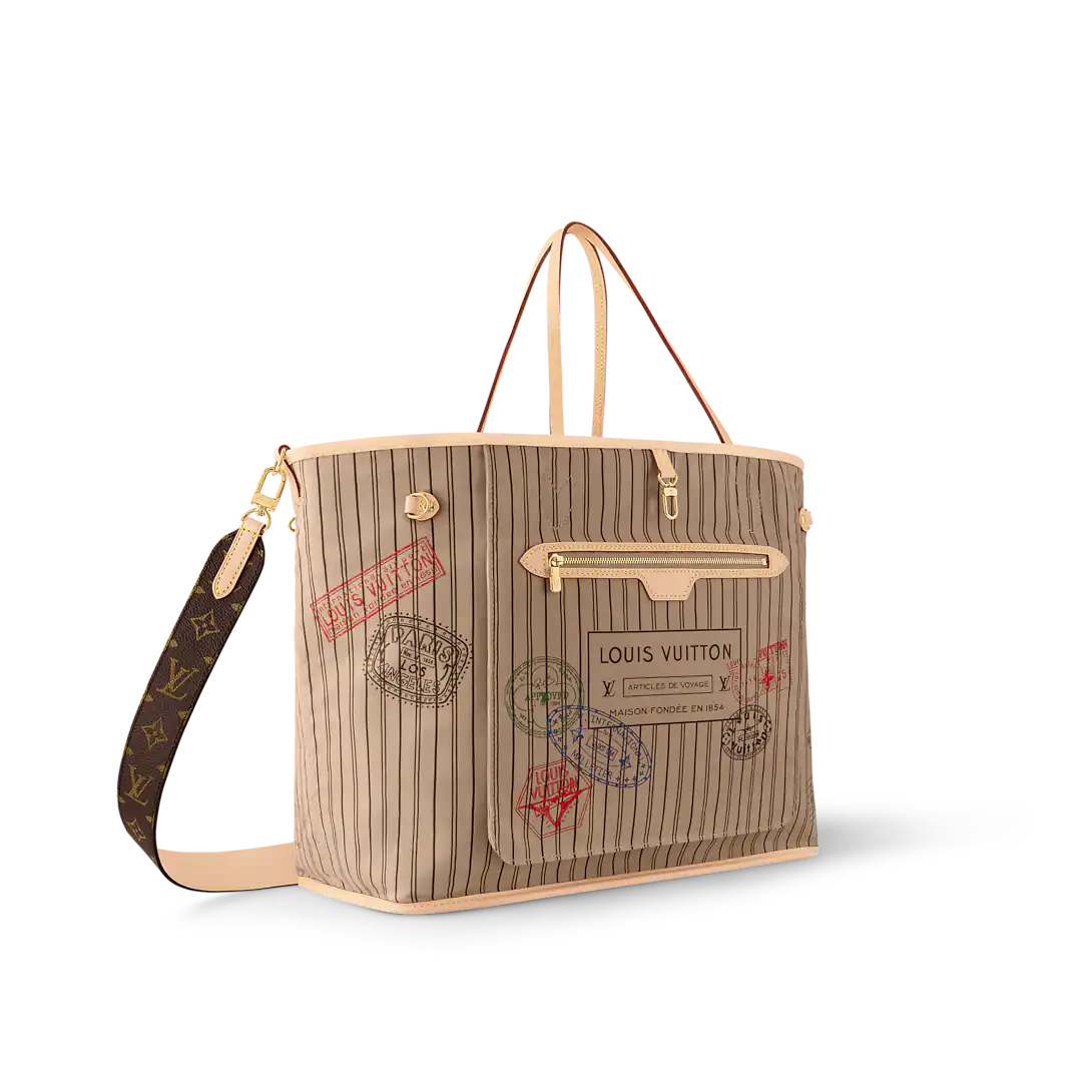 Louis Vuitton Neverfull Bandoulière Inside Out GM Handbag