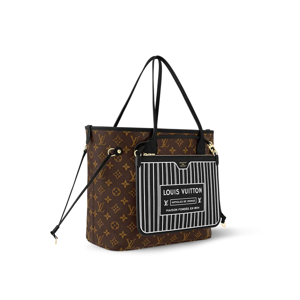 Louis Vuitton Neverfull Inside Out MM Tote Bag