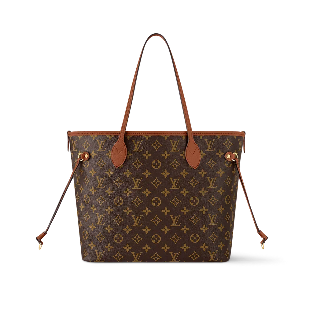 Neverfull Inside Out MM Cognac Tote Bag