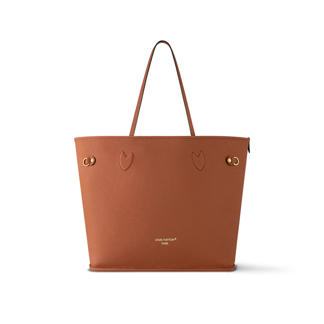 Neverfull Inside Out MM Cognac Tote Bag