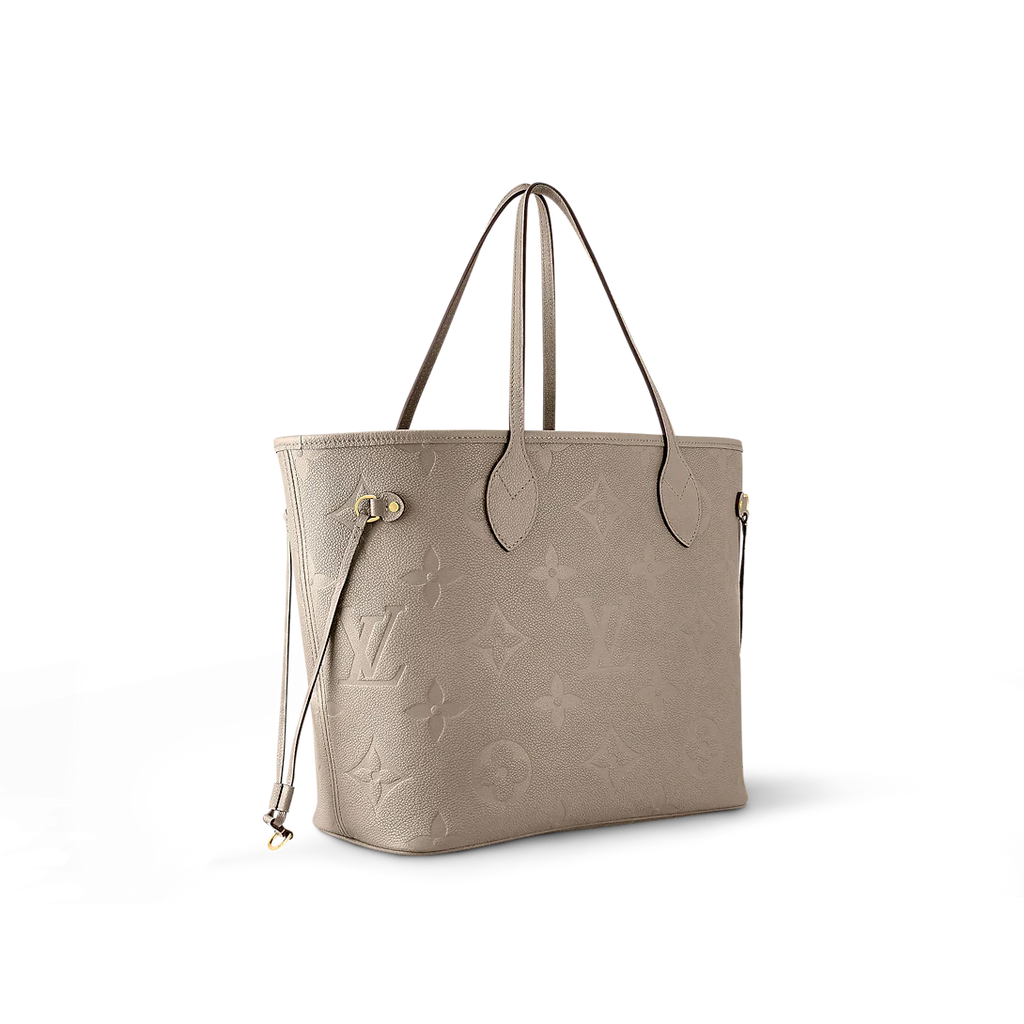 Louis Vuitton Neverfull MM Tourterelle Gray Tote Bag