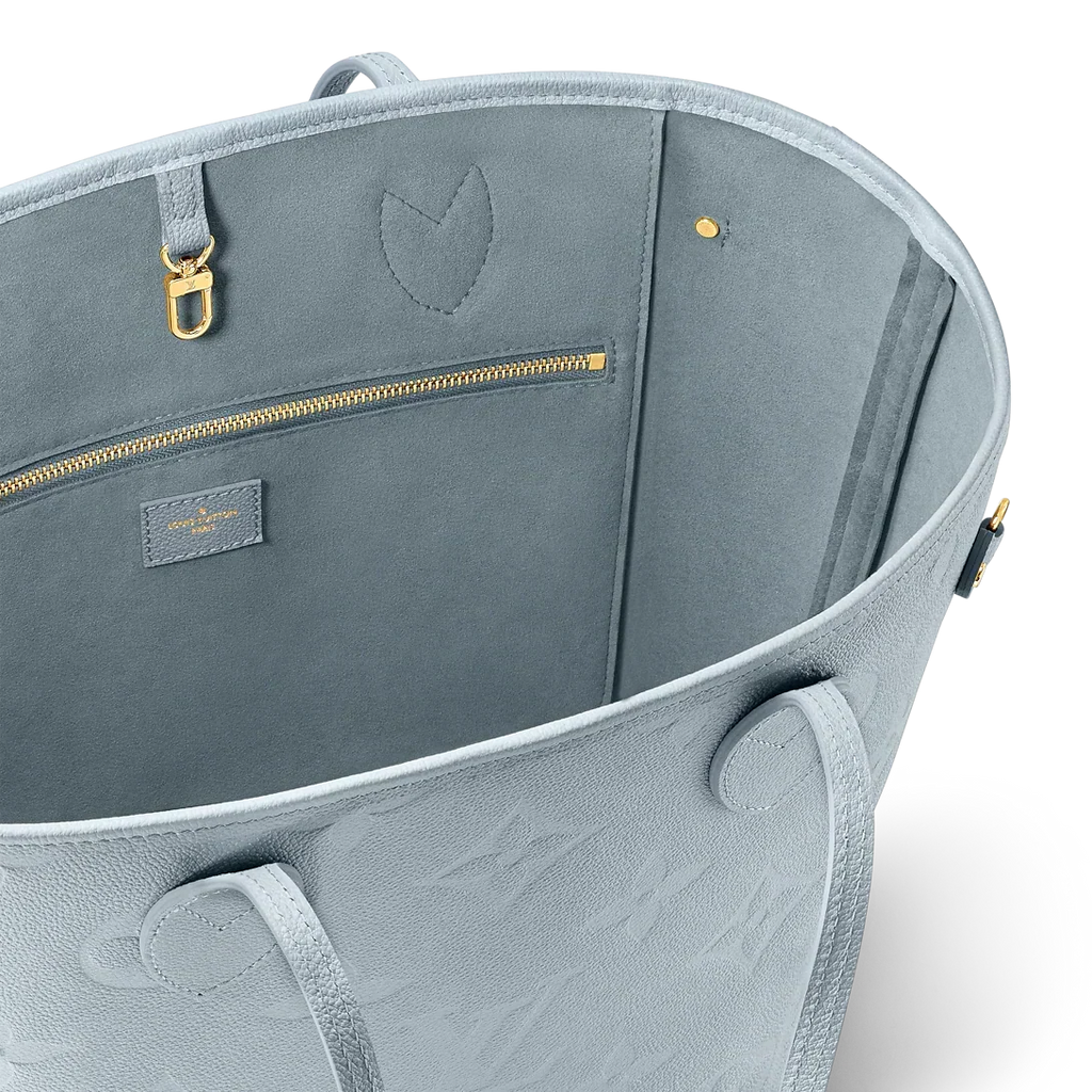 Louis Vuitton Neverfull MM Blue Hour Tote Bag