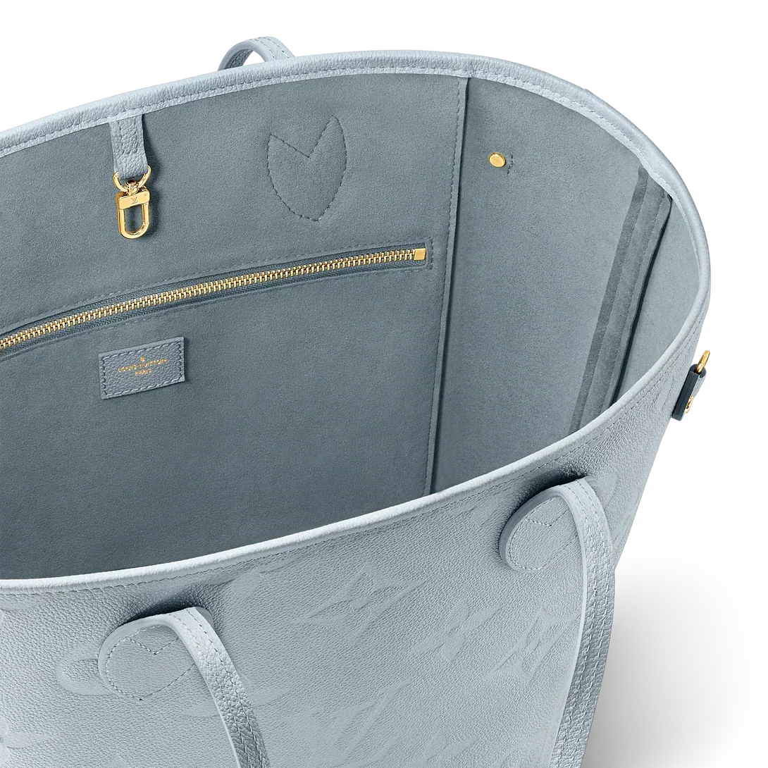 Louis Vuitton Neverfull MM Blue Hour Tote Bag