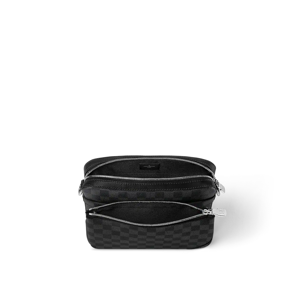 Trio Messenger Bag - Damier Graphite
